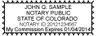 Colorado Notary Stamps