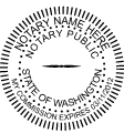 Washington Notary Stamps
