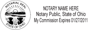 Ohio Notary Stamp